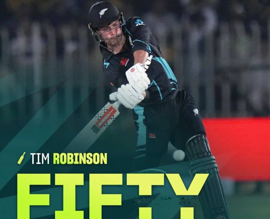 Tim Robinson Powered Fifty against Pakistan