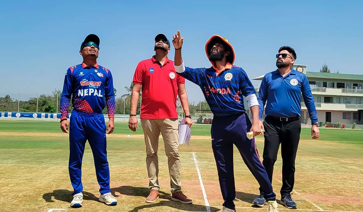 Nepal vs Baroda: Nepal Won the match by 80 Runs.