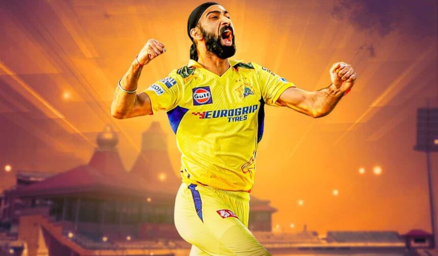 Simarjeet Singh Bowling Bagged 2 Wickets in First Game for CSK