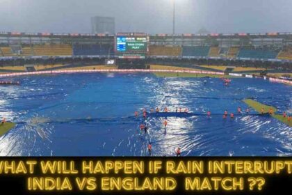 What will happen if Rain interrupts the India vs England match?