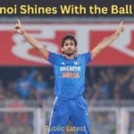 Ravi Bishnoi Shines with the Ball for India.