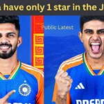 Why did Indian Jersey have only 1 star in the first T20I game?