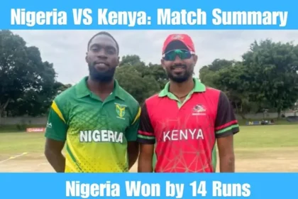 Nigeria vs Kenya: Nigeria won by 14 Runs