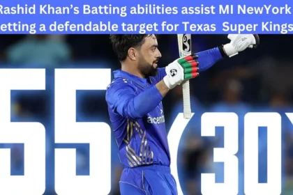 TSK vs MINY: Rashid Khan's Batting abilities assist MI New York in setting a Defendable target: