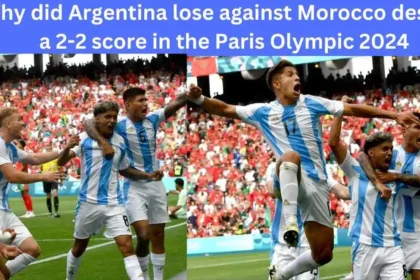 Why did Argentina lose against Morocco despite a 2-2 score in the Paris Olympic 2024